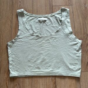 💕Gym/Fitness💛OAK + FORT Light Green Crop Top-S